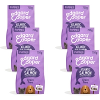 6x Edgard&Cooper Hondenvoer Puppy Verse Zalm en Kalkoen 700 gr