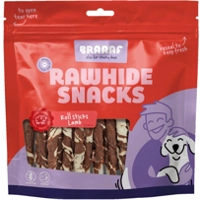 Braaaf Rol Sticks Hondensnack Lam - Vis 12 cm 250 gr product name