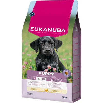 Eukanuba Life Care Dog Puppy Large Hondenvoer Chicken 12 kg