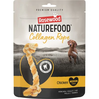 Rosewood Naturefood Hondensnack Collageen Rope Chicken M 90 gr