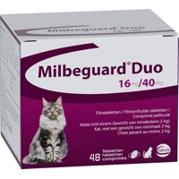 Milbeguard Duo Grote Kat - 4 Tabletten