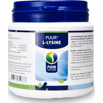 Puur L-Lysine - 2 x 50 g
