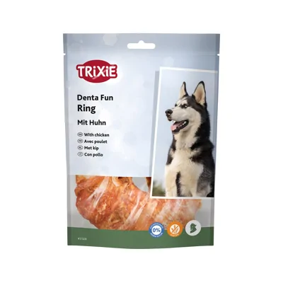 Trixie Denta Fun Chicken Chewing Ring - 6 cm - 110 g
