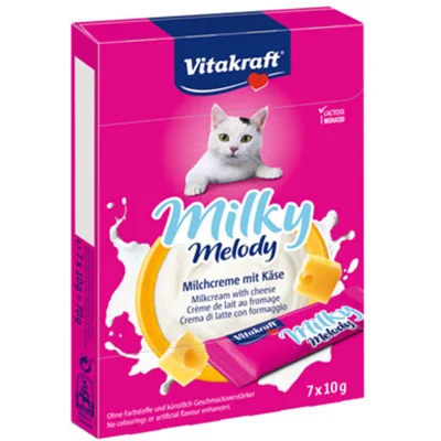 Vitakraft Milky Melody Pure - Kaas - 3 stuks