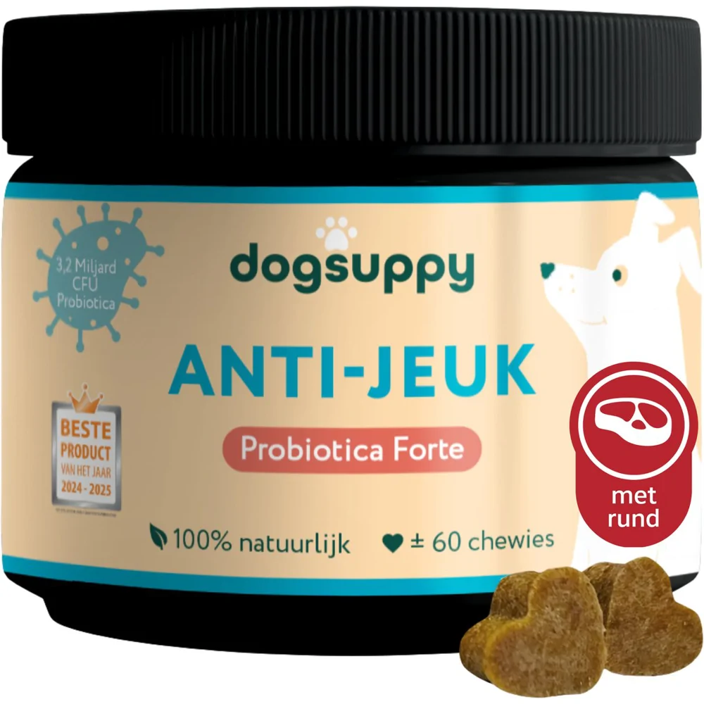 DogSuppy Anti Jeuk Met Rund 60 stuks