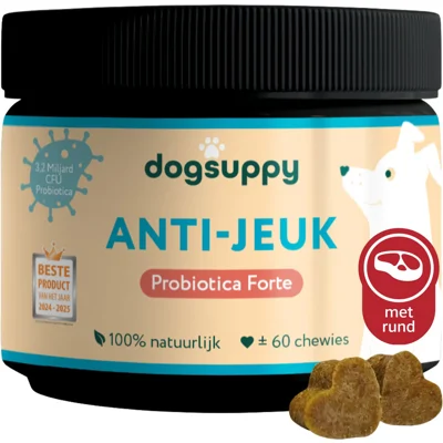 DogSuppy Anti Jeuk Met Rund 60 stuks