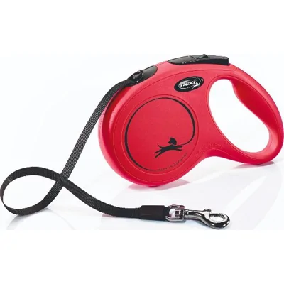 Flexi New Classic M Tape 5 meter Rood