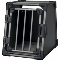 Trixie vervoersbox aluminium grafiet s 61x48x56 cm