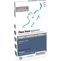 Flea Free Spot-On Hond 20-40 kg 3 pipetten