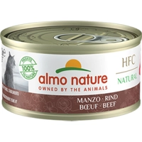 48x Almo Nature HFC Natural Kattenvoer Nat Blikje Rund 70 gr
