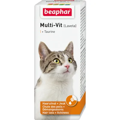 6x Beaphar Multi-Vit Laveta Kat 50 ml