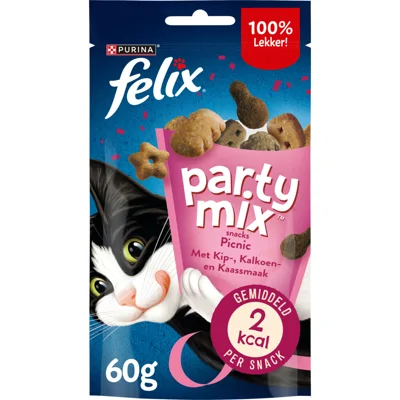 8x Felix Snack Party Mix Picnic 60 gr