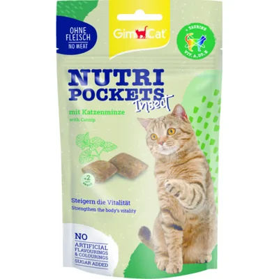 GimCat Nutri Pockets Insect&Catnip 60 gr