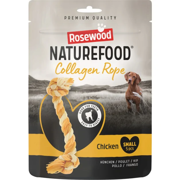 Rosewood Naturefood Hondensnack Collageen Rope Chicken S 100 gr