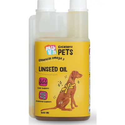 Excellent Lijnzaadolie - Hond - 500 ml