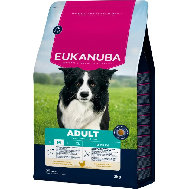 Eukanuba Adult Medium Kip 3 kg