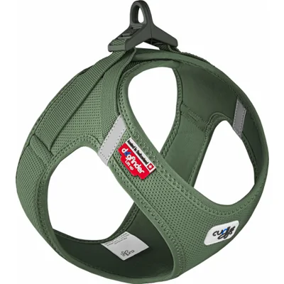 Curli Vest Harness Clasp Air-Mesh - Groen - XS
