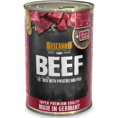 Belcando Natvoer - Rund met aardappelen en erwten - 6 x 800 gram