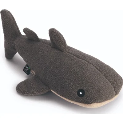 Beeztees Minus One hondenspeelgoed walvis grijs