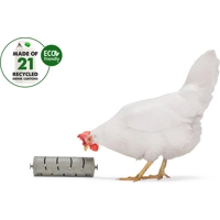 Beeztees snackroller kippenaccessoires grijs 22,5x6,5x6,5cm kip product name