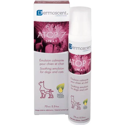 Dermoscent Atop 7 Spray voor hond en kat 75 ml