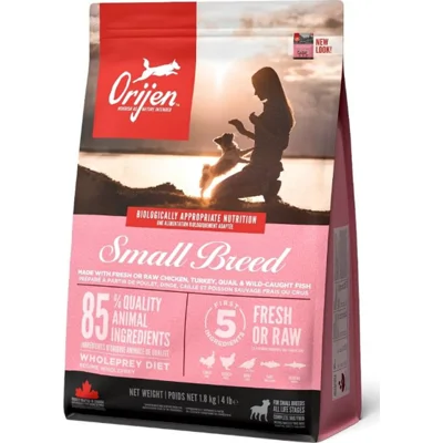 Orijen Whole Prey Adult Small Breed hondenvoer 2 x 4,5 kg