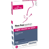 Flea Free Spot-On Kat 3 pipetten