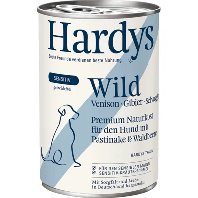Hardys Sensitiv wild met pastinaak en bessen natvoer hond 12 x 400 g