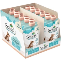 20x Schesir Kattenvoer Kitten 0-7 Tonijn in Cream 150 gr