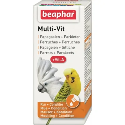 6x Beaphar Multi-Vit Papegaai 20 ml