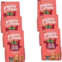 6x Edgard&Cooper Hondenvoer Senior Scharrelkip - Noorse Zalm 700 gr