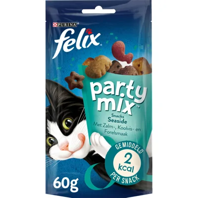 8x Felix Snack Party Mix Seaside 60 gr