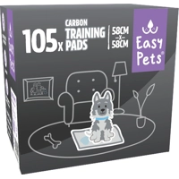 EasyPets Carbon Puppy Training Pads 58 x 58 cm 105 stuks