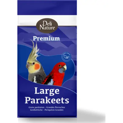 10x Deli Nature Premium Grote Parkiet 1 kg