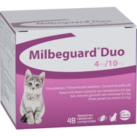 Milbeguard Duo Kleine Kat en Kitten - 4 Tabletten