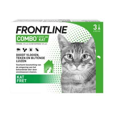 Frontline Combo Kat - 2 x 6 pipetten