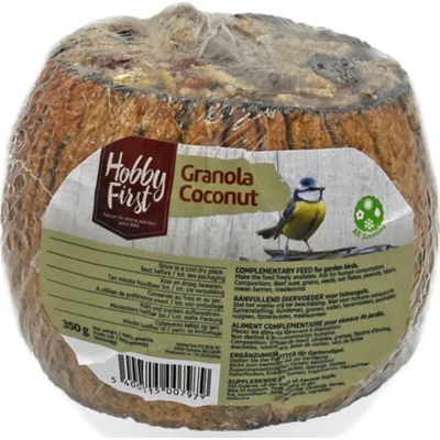 HobbyFirst Wildlife Granola Filled Coconut 350 gr