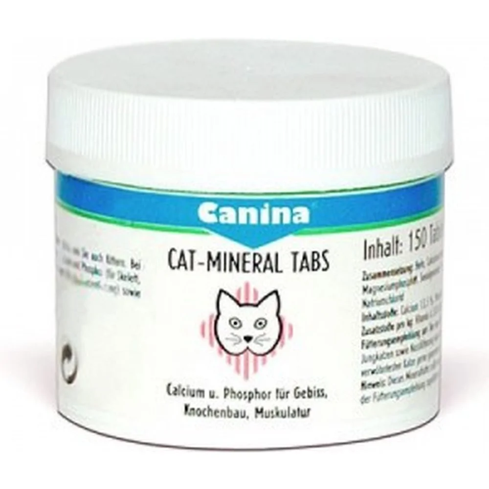 Canina Cat Mineral - Tabletten - circa 150 stuks