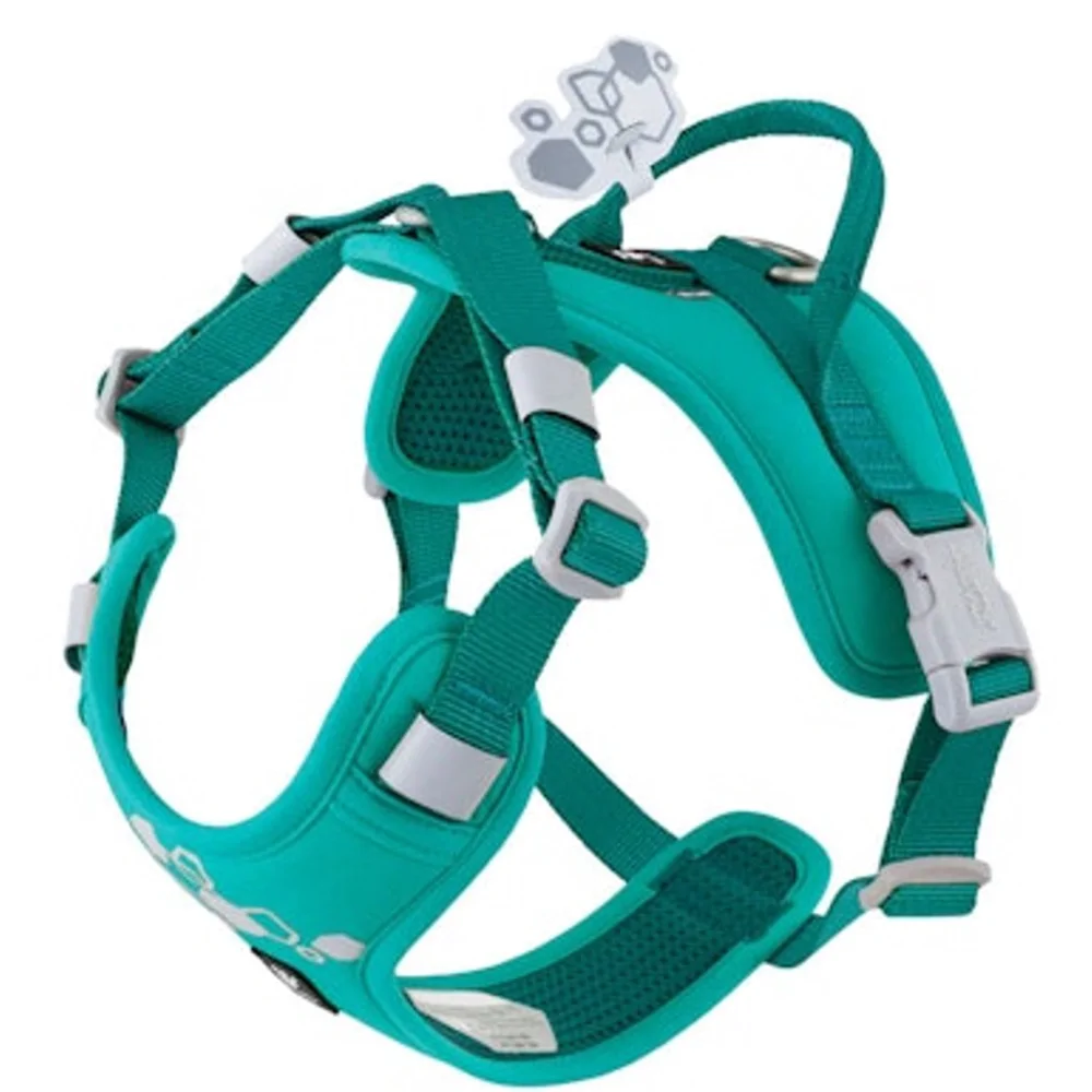 Hurtta Weekend Warrior Eco Harness 2 - Peacock - 65-80 cm