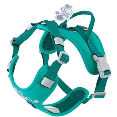 Hurtta Weekend Warrior Eco Harness 2 - Peacock - 65-80 cm