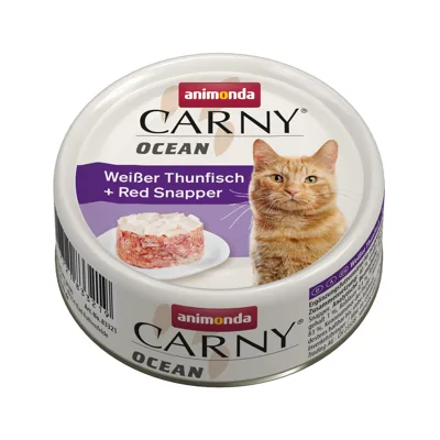 Animonda Carny Ocean - Witte Tonijn + Rode Snapper (12x80 gr.)
