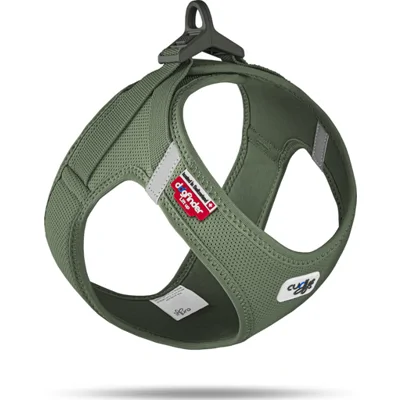 Curli Vest Harness Clasp Air-Mesh - Groen - XXS