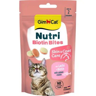 GimCat Kattensnack Nutri Biotin Bites 40 gr