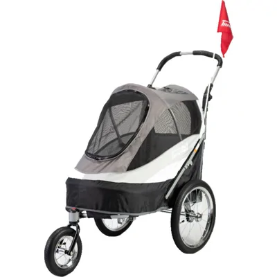 InnoPet Sporty Dog Trailer Deluxe - Zwart