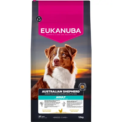 Eukanuba Australian Shepherd Adult hondenvoer 12 kg