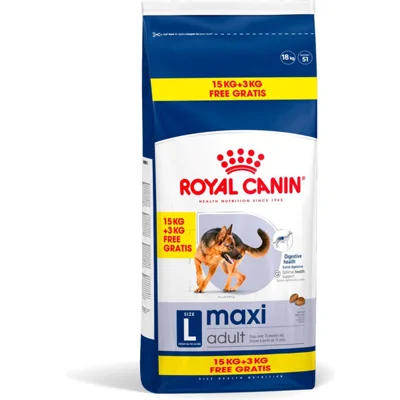 Royal Canin Maxi Adult 15 + 3 kg