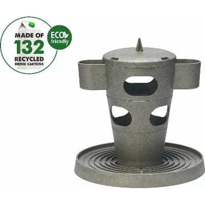Beeztees snacktoren kip grijs 30x30x32,5cm kip