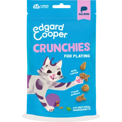 Edgard & Cooper Crunchies Zalm kattensnacks 50 gram