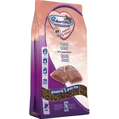 Renske Super Premium Kat Adult verse Eend 6kg