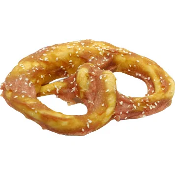 Brekz Bakery Pretzel rawhide kauwsnack hond M/L - 2 stuks